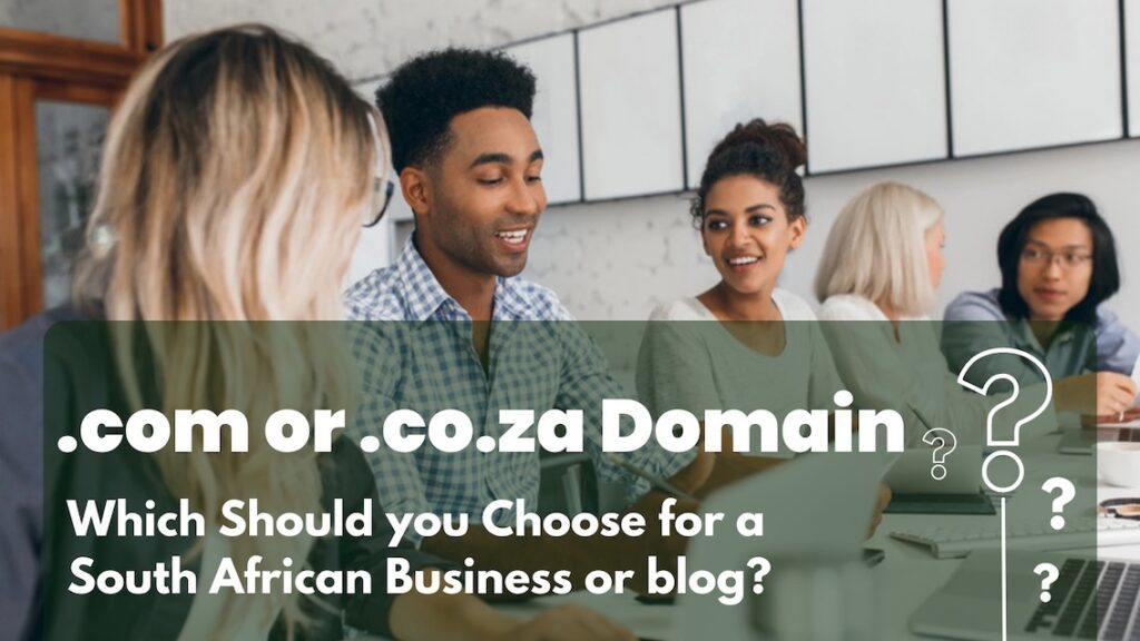 Difference between .com and .co.za Domain domain registration