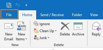 Step 2 - How to add email signatures in outlook1