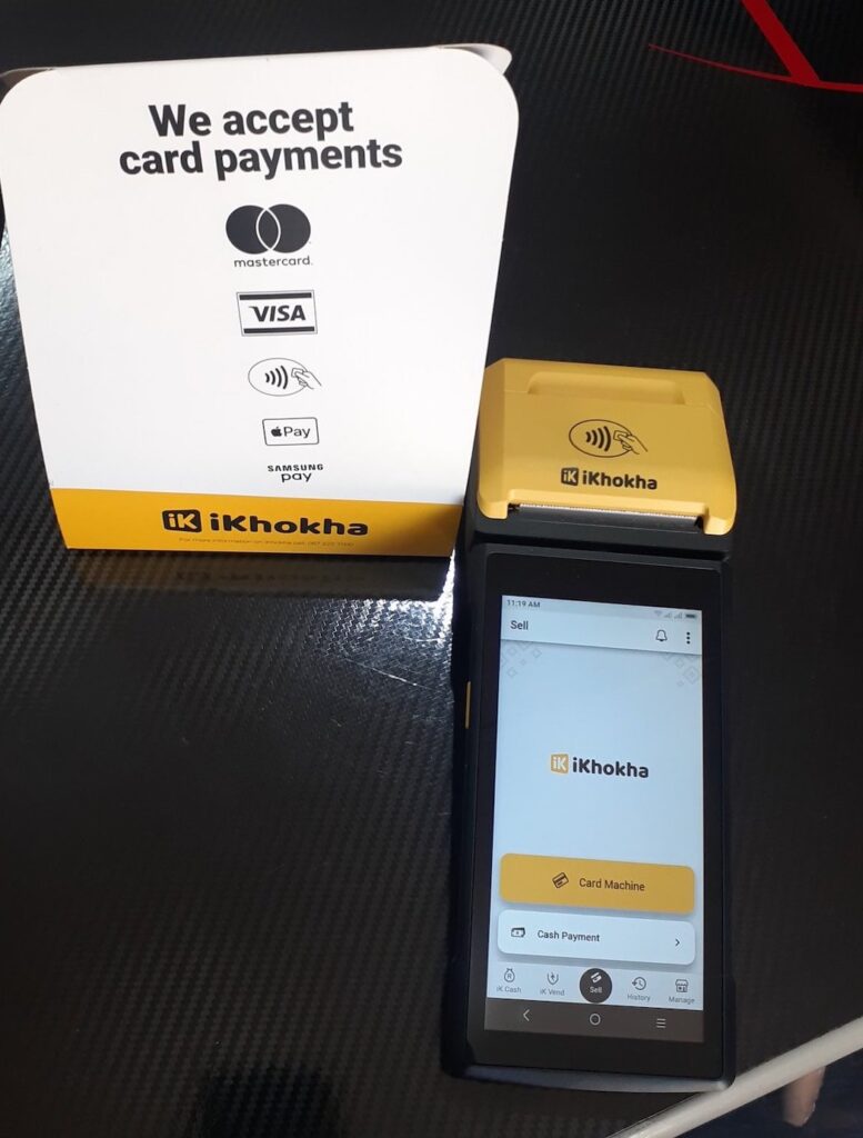 what is iKhokha flyer card machine?